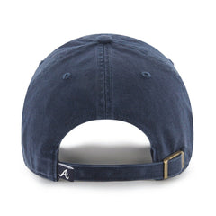 Atlanta Braves '47 Clean Up Adjustable Hat - Navy - 47 brand Sale