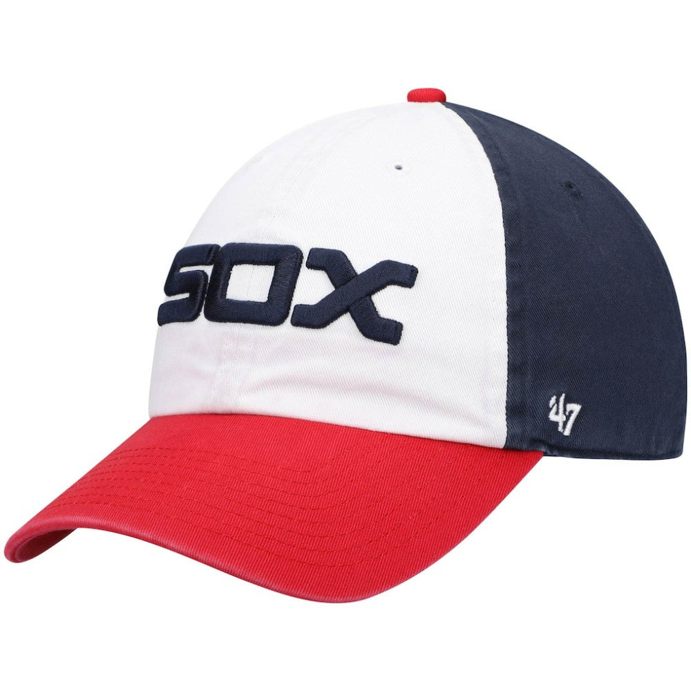 Chicago White Sox '47 Clean Up Adjustable Hat - White - 47 brand Lifestyle
