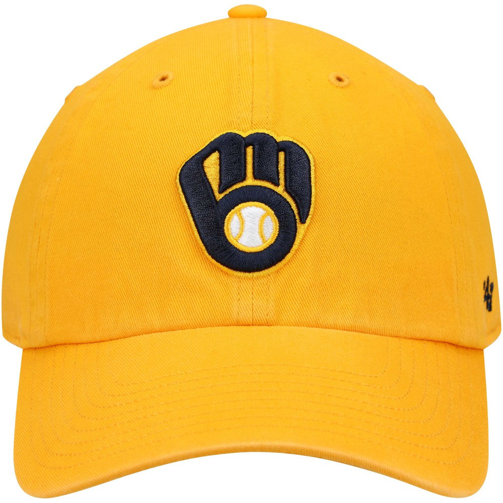 Milwaukee Brewers '47 Clean Up Adjustable Hat - Gold - 47 brand Sale