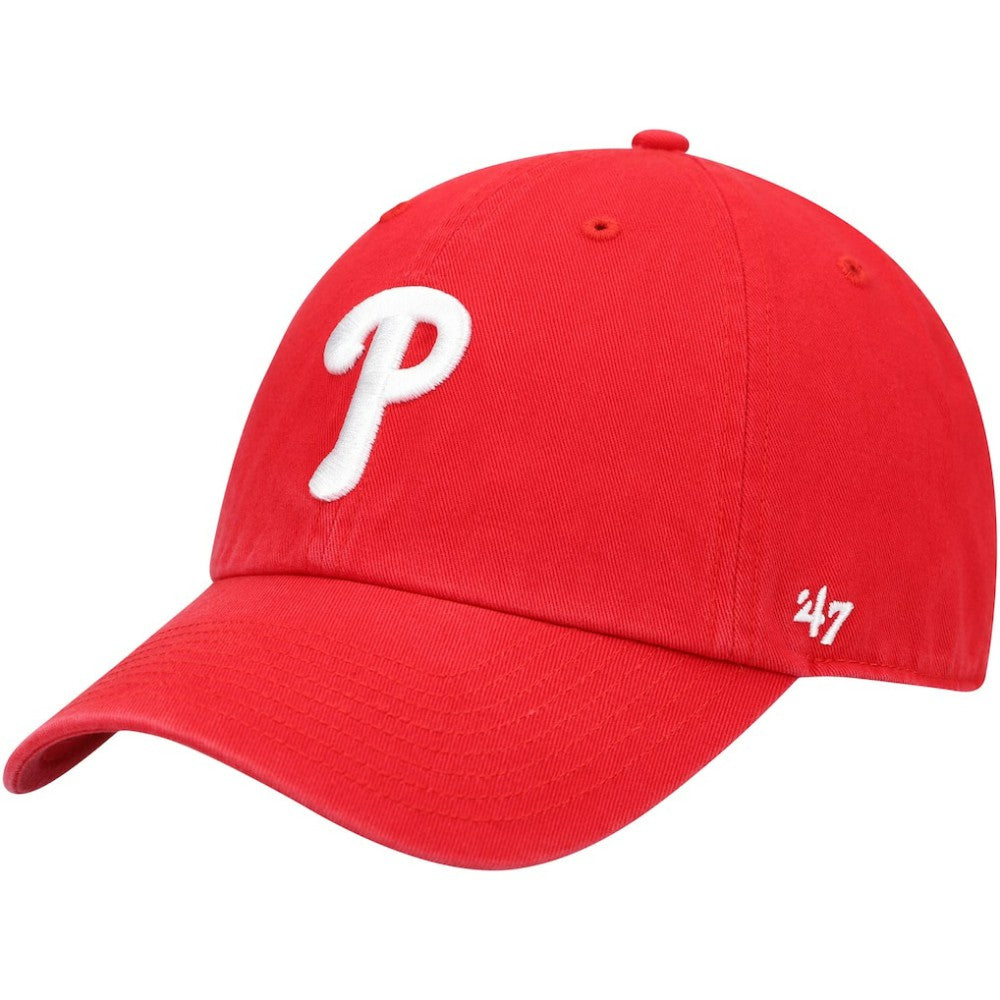 Philadelphia Phillies '47 Clean Up Adjustable Hat - Red - 47 brand Discount