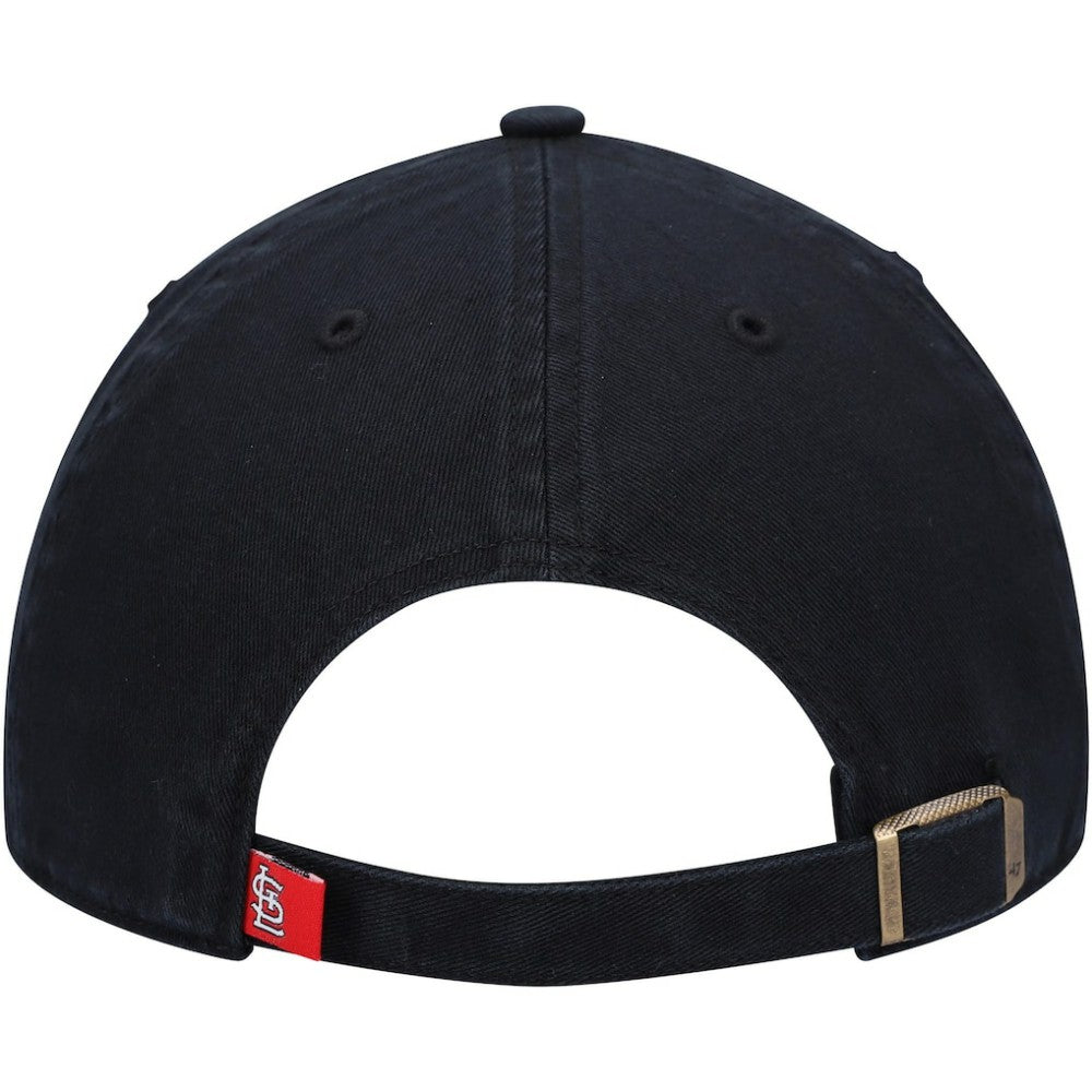 St. Louis Cardinals '47 Clean Up Adjustable Hat - Black - 47 brand Discount