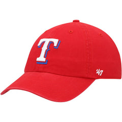 Texas Rangers '47 Clean Up Adjustable Hat - Red - 47 brand Discount