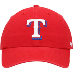 Texas Rangers '47 Clean Up Adjustable Hat - Red - 47 brand Discount