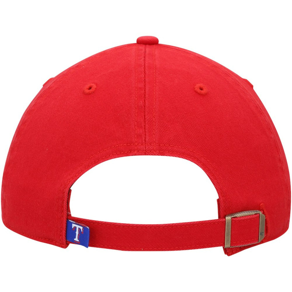 Texas Rangers '47 Clean Up Adjustable Hat - Red - 47 brand Discount