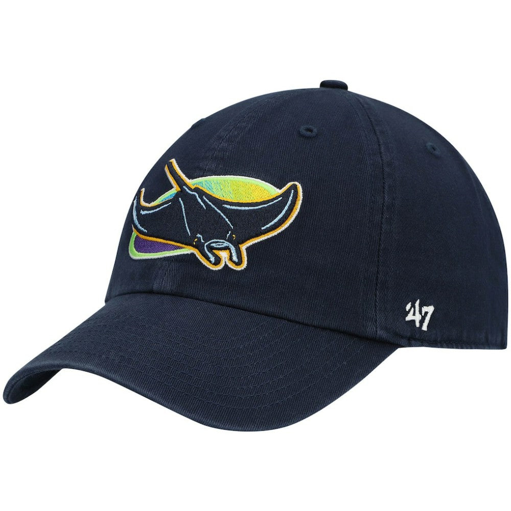 Tampa Bay Rays '47 Clean Up Adjustable Hat - Navy - 47 brand Lifestyle