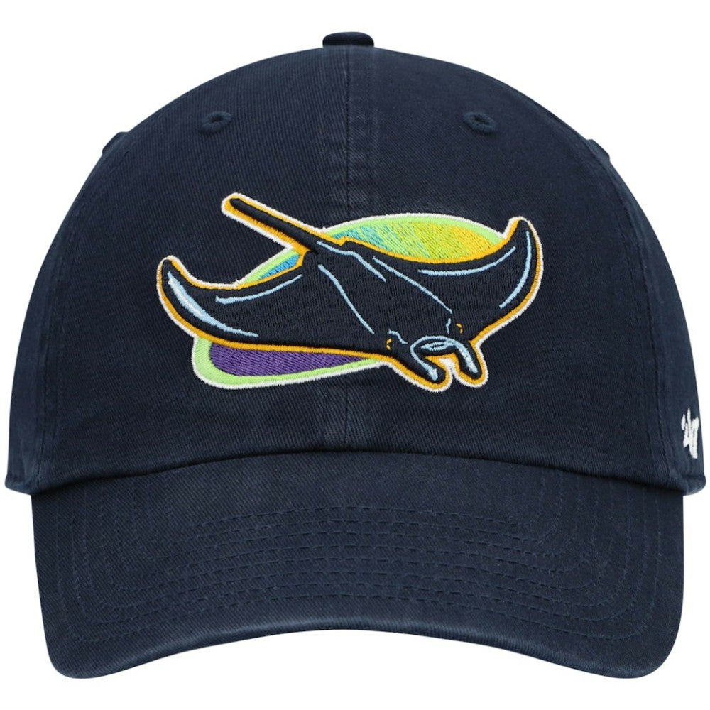 Tampa Bay Rays '47 Clean Up Adjustable Hat - Navy - 47 brand Lifestyle
