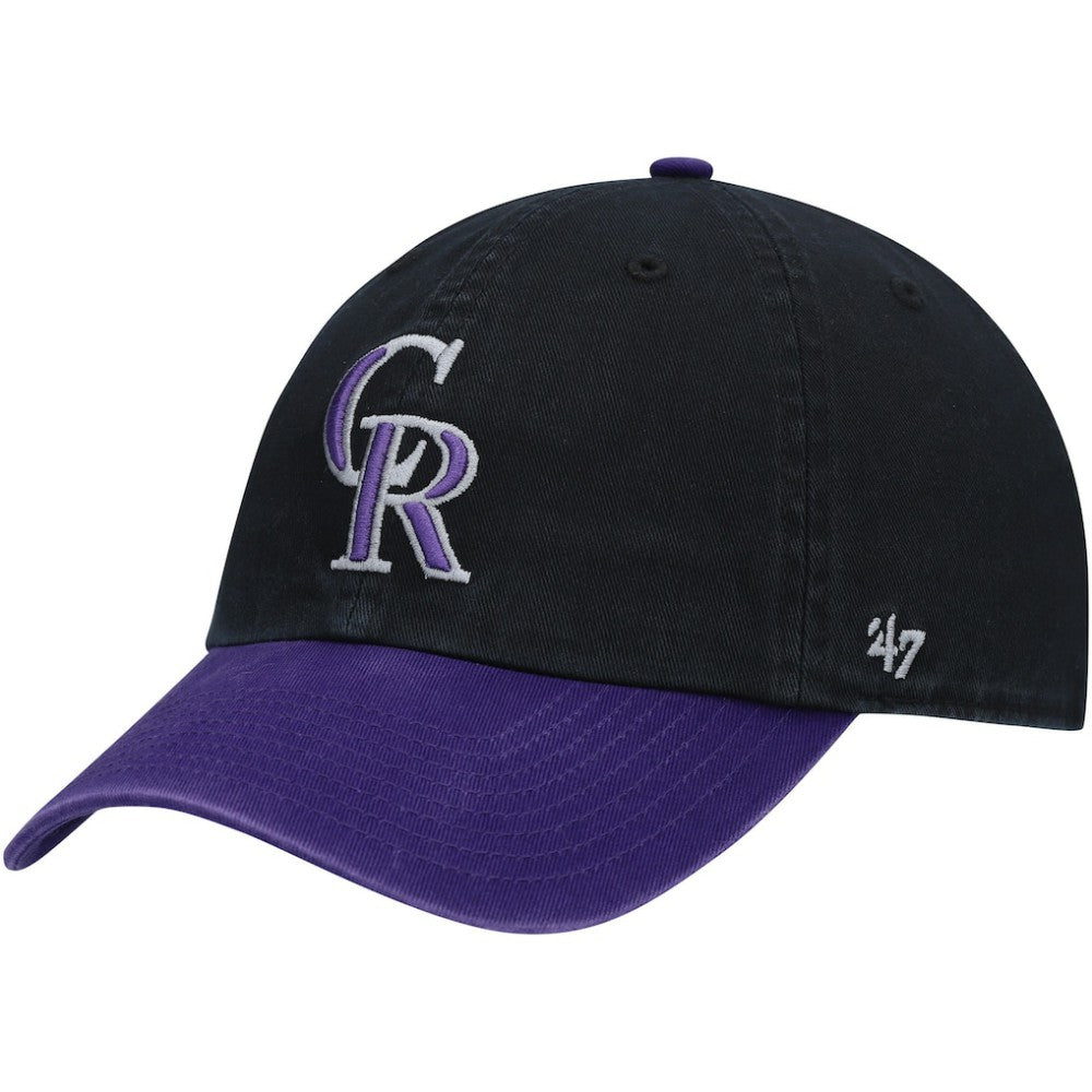 Colorado Rockies '47 Clean Up Adjustable Hat - Black - 47 brand Online