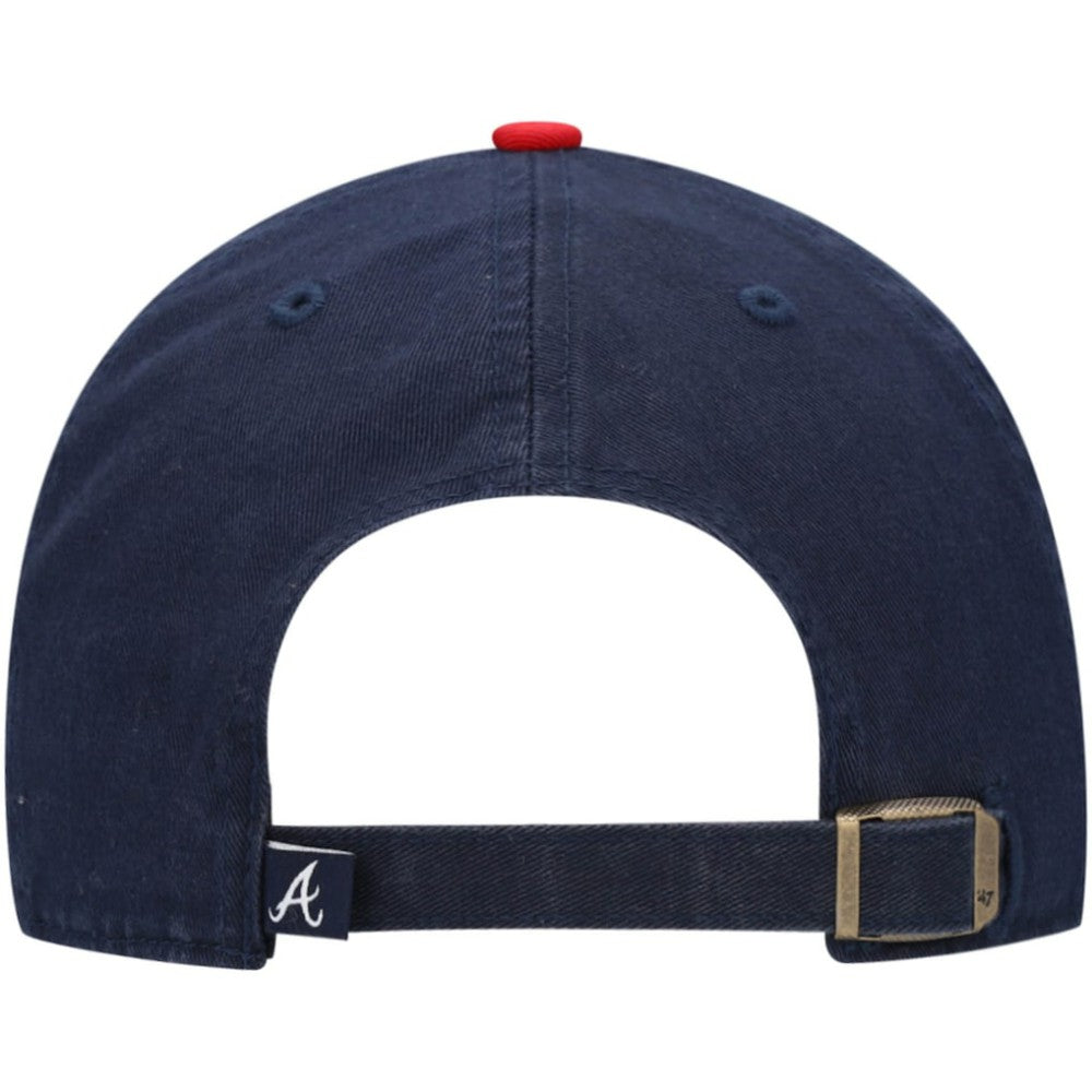 Atlanta Braves '47 Clean Up Adjustable Hat - Navy - 47 brand Discount