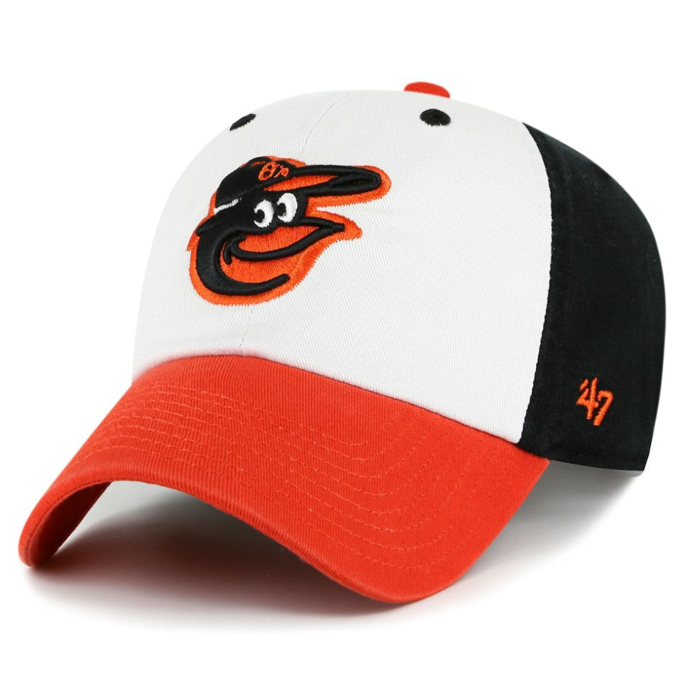 Baltimore Orioles '47 Clean Up Adjustable Hat - White - 47 brand Discount