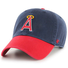 California Angels '47 1997 Halo Logo Cooperstown Collection Clean Up Adjustable Hat - Navy - 47 brand on Sale