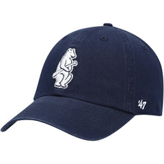 Chicago Cubs '47 1914 Logo Cooperstown Collection Clean Up Adjustable Hat - Navy - 47 brand Discount