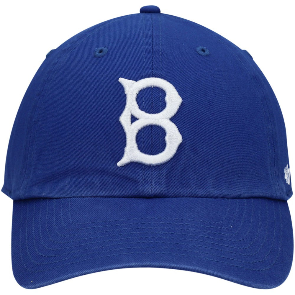 Brooklyn Dodgers '47 1949 Logo Cooperstown Collection Clean Up Adjustable Hat - Royal - 47 brand Sale
