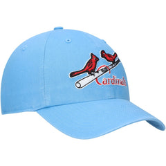 St. Louis Cardinals '47 Logo Cooperstown Collection Clean Up Adjustable Hat - Light Blue - 47 brand Lifestyle