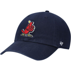 St. Louis Cardinals '47 Logo Cooperstown Collection Clean Up Adjustable Hat - Navy - 47 brand on Sale