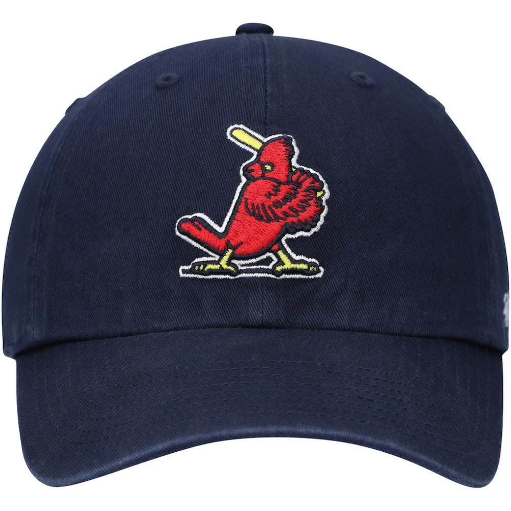 St. Louis Cardinals '47 Logo Cooperstown Collection Clean Up Adjustable Hat - Navy - 47 brand on Sale