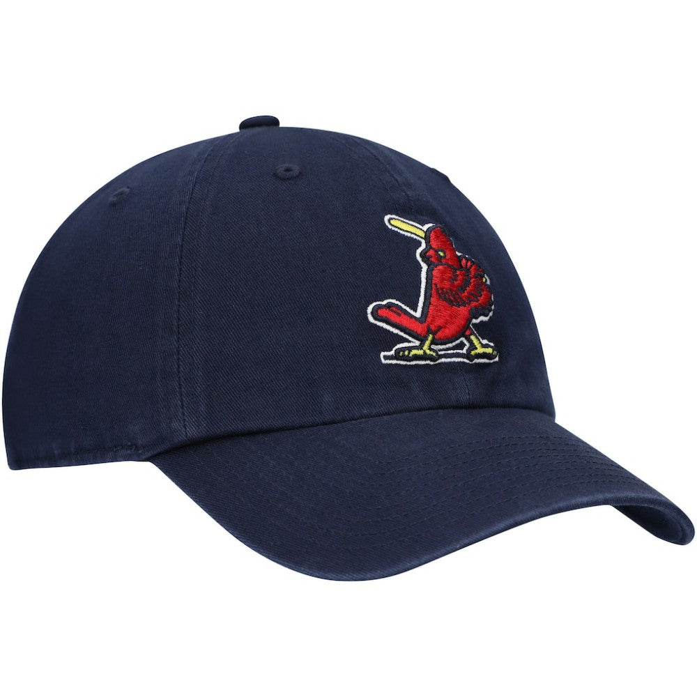St. Louis Cardinals '47 Logo Cooperstown Collection Clean Up Adjustable Hat - Navy - 47 brand on Sale