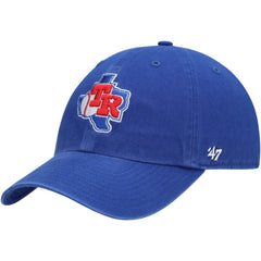Texas Rangers '47 Team Logo Cooperstown Collection Clean Up Adjustable Hat - Royal - 47 brand on Sale