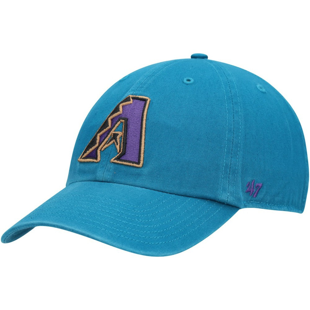 Arizona Diamondbacks '47 Logo Cooperstown Collection Clean Up Adjustable Hat - Teal - 47 brand Sale