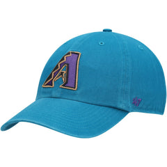 Arizona Diamondbacks '47 Logo Cooperstown Collection Clean Up Adjustable Hat - Teal - 47 brand Sale