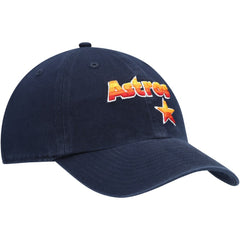 Houston Astros '47 Logo Cooperstown Collection Clean Up Adjustable Hat - Navy - 47 brand Discount