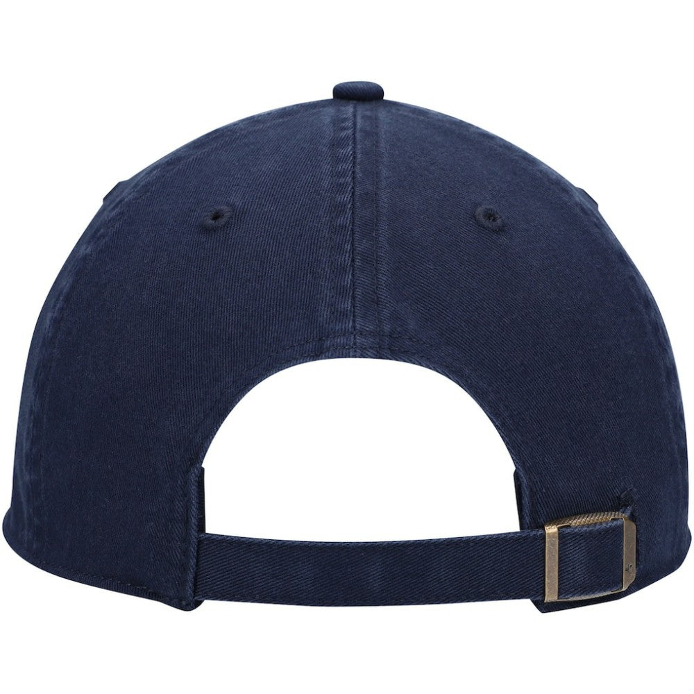 Chicago Cubs '47 C Bear Logo Cooperstown Collection Clean Up Adjustable Hat - Navy - 47 brand on Sale