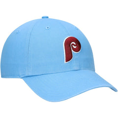 Philadelphia Phillies '47 Logo Cooperstown Collection Clean Up Adjustable Hat - Light Blue - 47 brand Discount