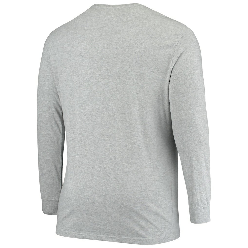 Fanatics Cincinnati Bengals Big & Tall Practice Long Sleeve T-Shirt Heathered Gray