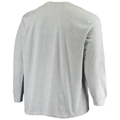 Fanatics Los Angeles Rams Big & Tall Practice Long Sleeve T-Shirt Heathered Gray
