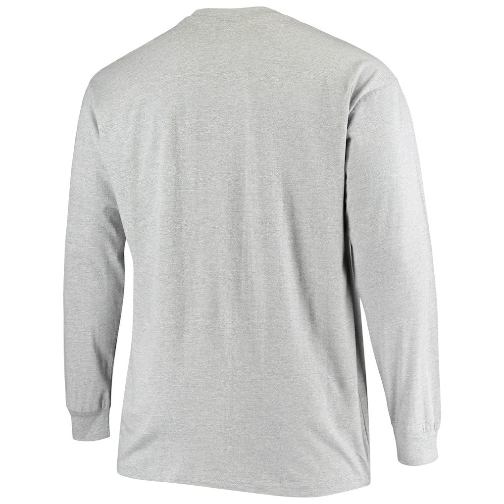 Fanatics New Orleans Saints Big & Tall Practice Long Sleeve T-Shirt Heathered Gray