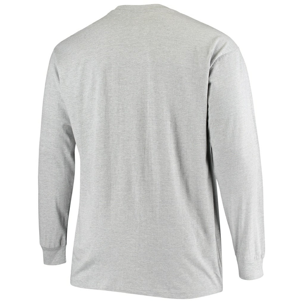 Fanatics New Orleans Saints Big & Tall Practice Long Sleeve T-Shirt Heathered Gray