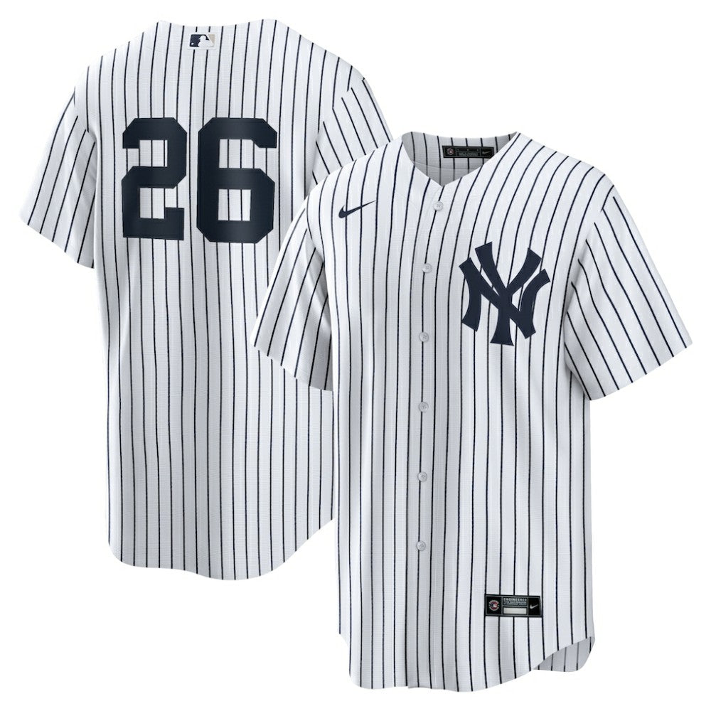 DJ LeMahieu New York Yankees Nike Home Replica Player Name Jersey - White - Nike Discount