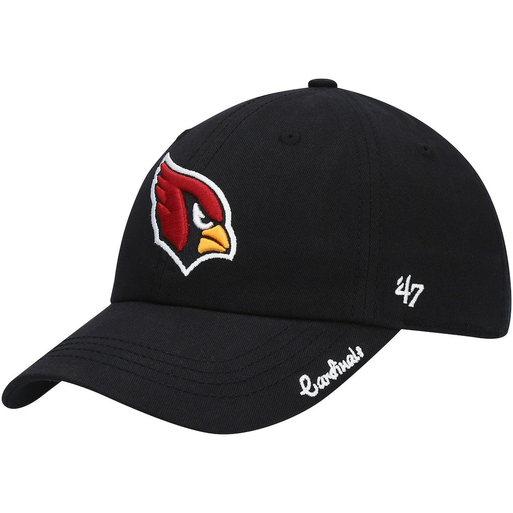 47 brand Arizona Cardinals '47 Women's Miata Clean Up Primary Adjustable Hat Black