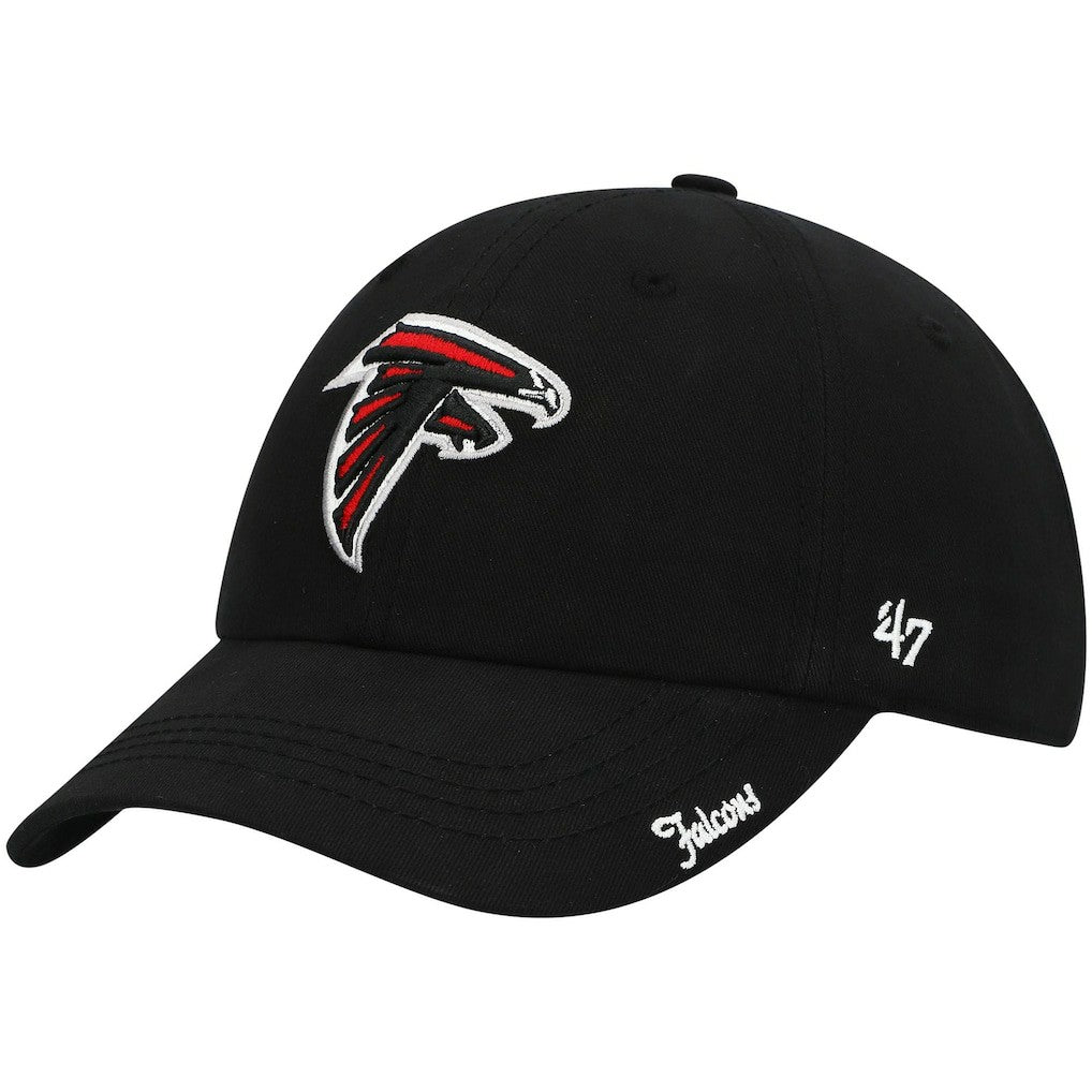 47 brand Atlanta Falcons '47 Women's Miata Clean Up Primary Adjustable Hat Black