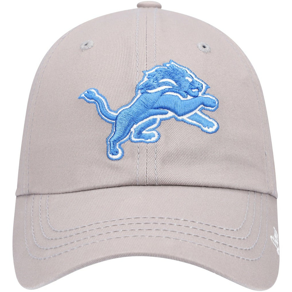 47 brand Detroit Lions '47 Women's Miata Clean Up Primary Adjustable Hat Silver