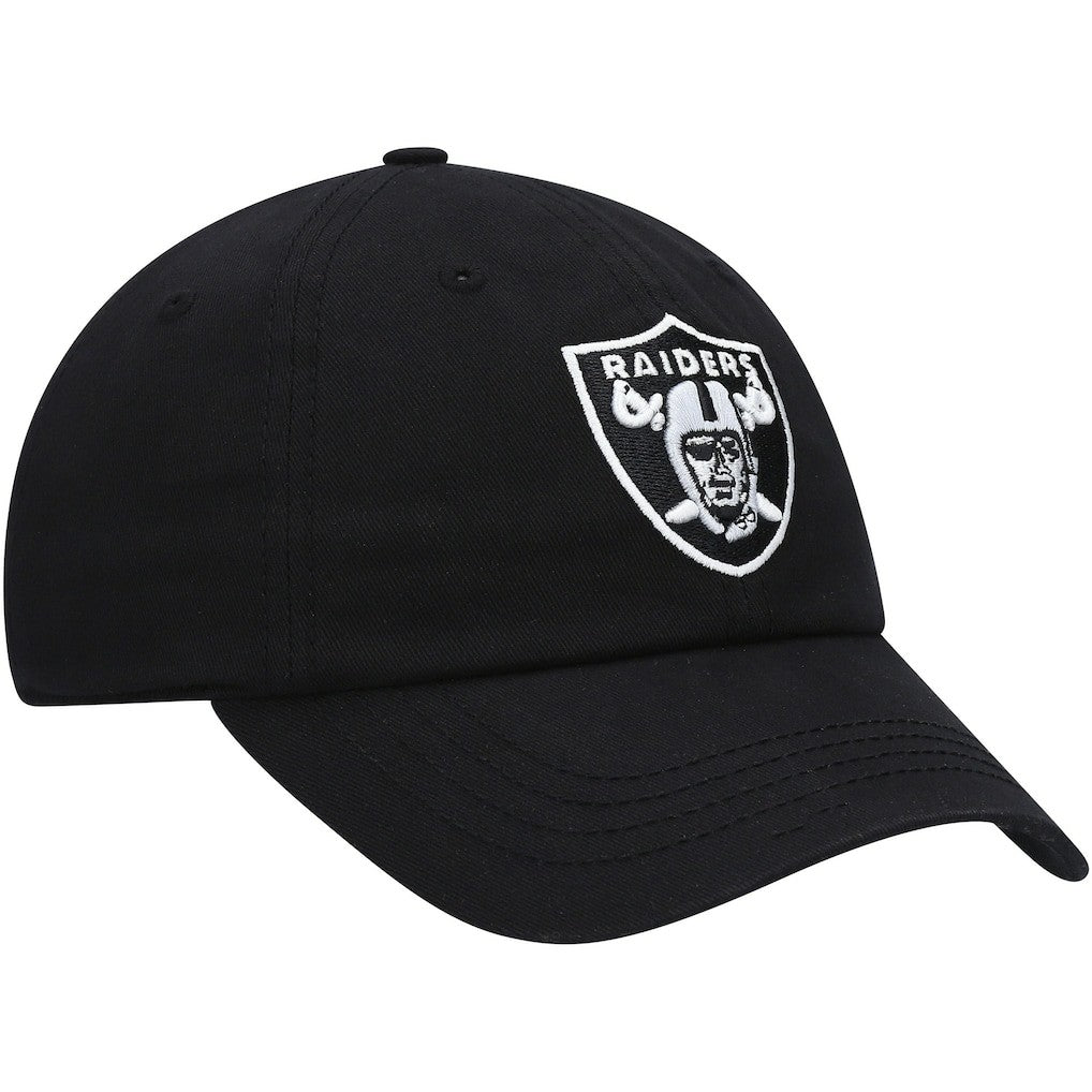 47 brand Las Vegas Raiders '47 Women's Miata Clean Up Primary Adjustable Hat Black