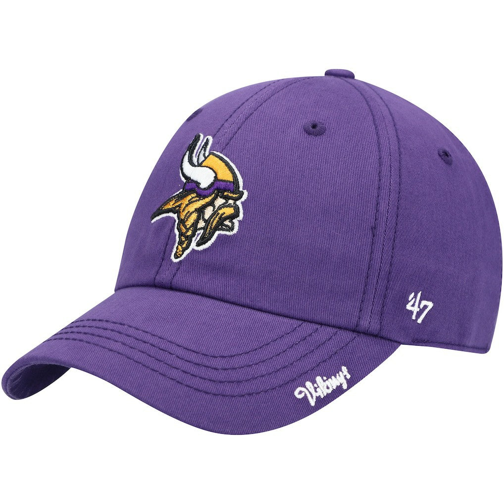 47 brand Minnesota Vikings '47 Women's Miata Clean Up Primary Adjustable Hat Purple