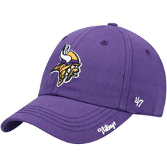 47 brand Minnesota Vikings '47 Women's Miata Clean Up Primary Adjustable Hat Purple