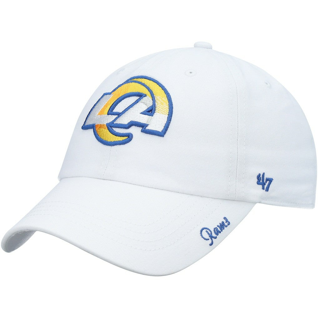 47 brand Los Angeles Rams '47 Women's Miata Clean Up Logo Adjustable Hat White