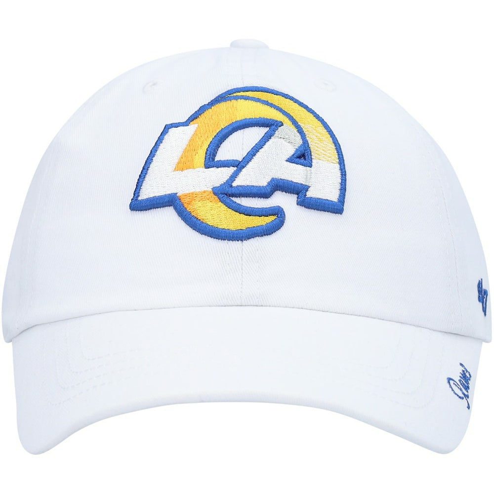 47 brand Los Angeles Rams '47 Women's Miata Clean Up Logo Adjustable Hat White