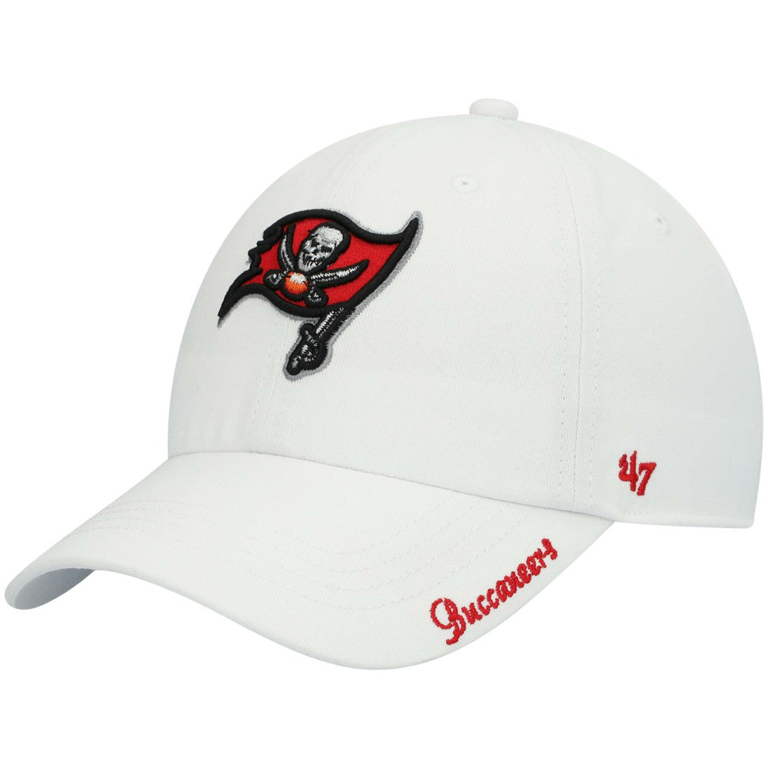 47 brand Tampa Bay Buccaneers '47 Women's Miata Clean Up Logo Adjustable Hat White