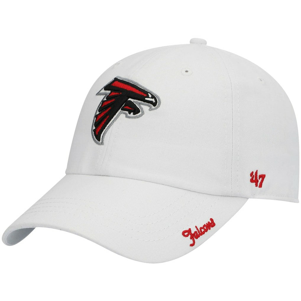 47 brand Atlanta Falcons '47 Women's Miata Clean Up Logo Adjustable Hat White