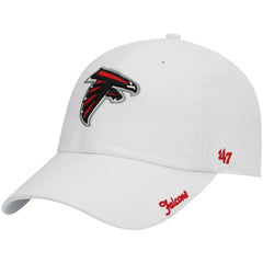 47 brand Atlanta Falcons '47 Women's Miata Clean Up Logo Adjustable Hat White
