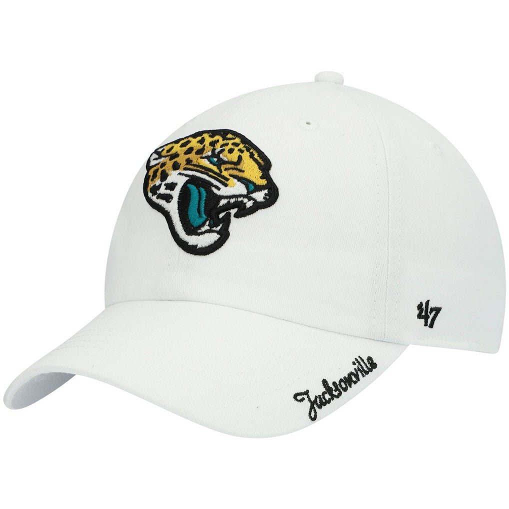 47 brand Jacksonville Jaguars '47 Women's Miata Clean Up Logo Adjustable Hat White