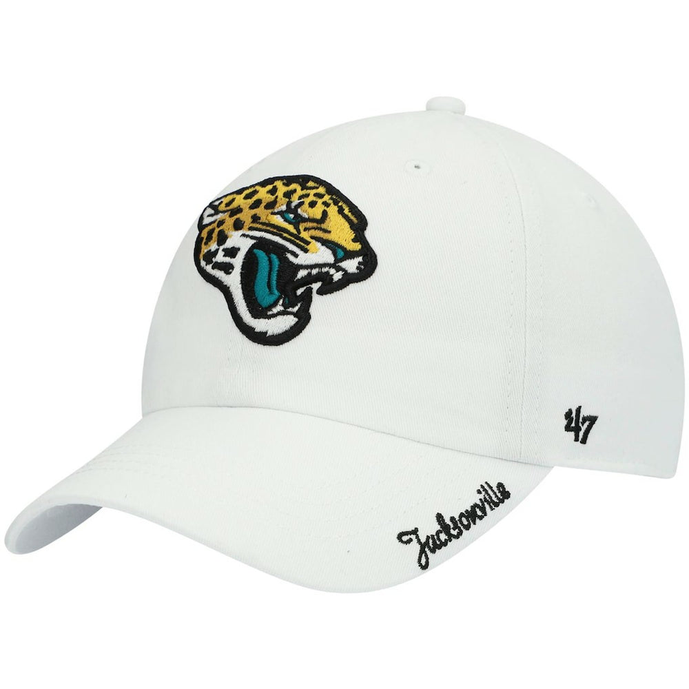 47 brand Jacksonville Jaguars '47 Women's Miata Clean Up Logo Adjustable Hat White