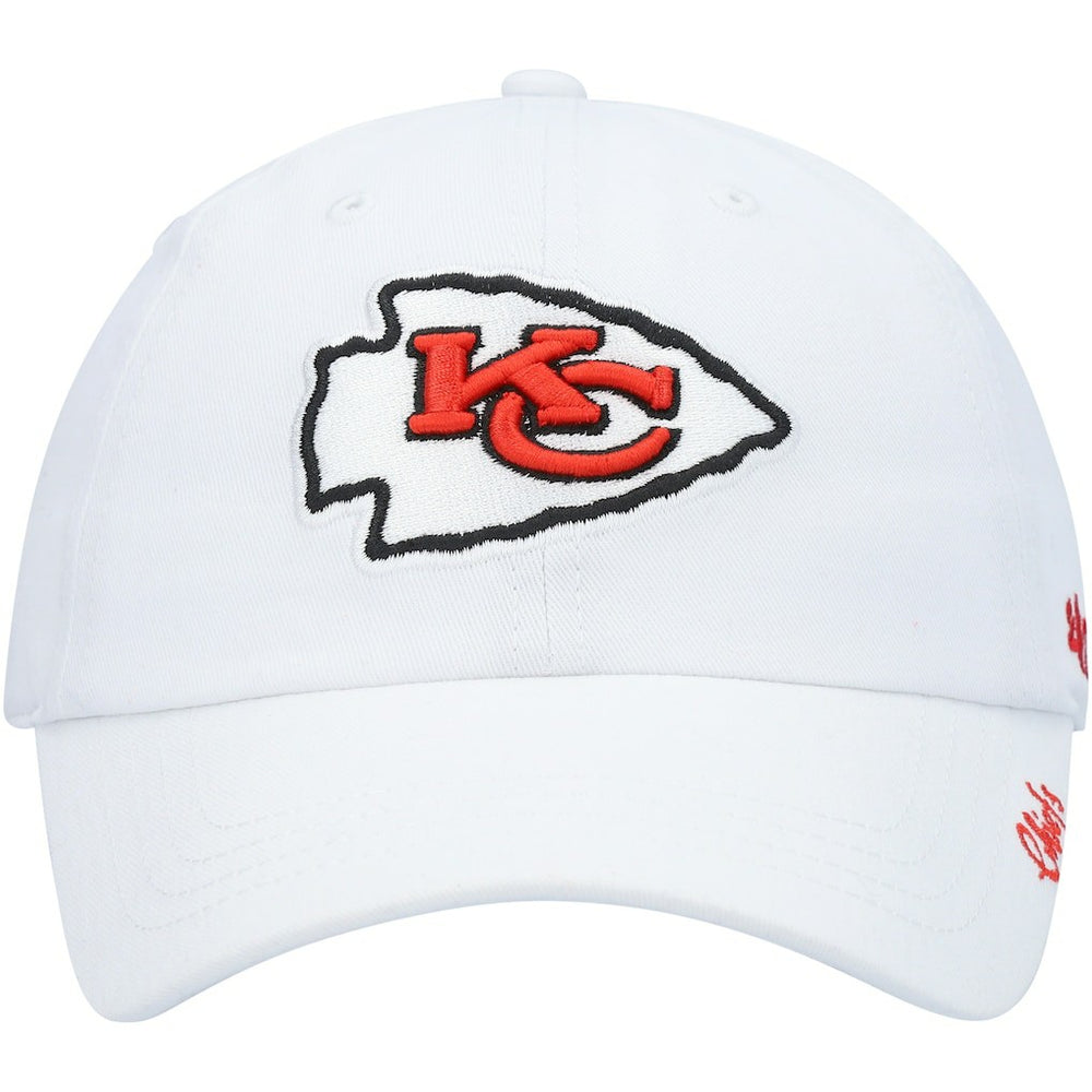 47 brand Kansas City Chiefs '47 Women's Miata Clean Up Logo Adjustable Hat White