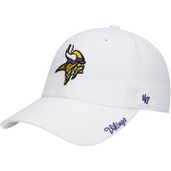 47 brand Minnesota Vikings '47 Women's Miata Clean Up Logo Adjustable Hat White