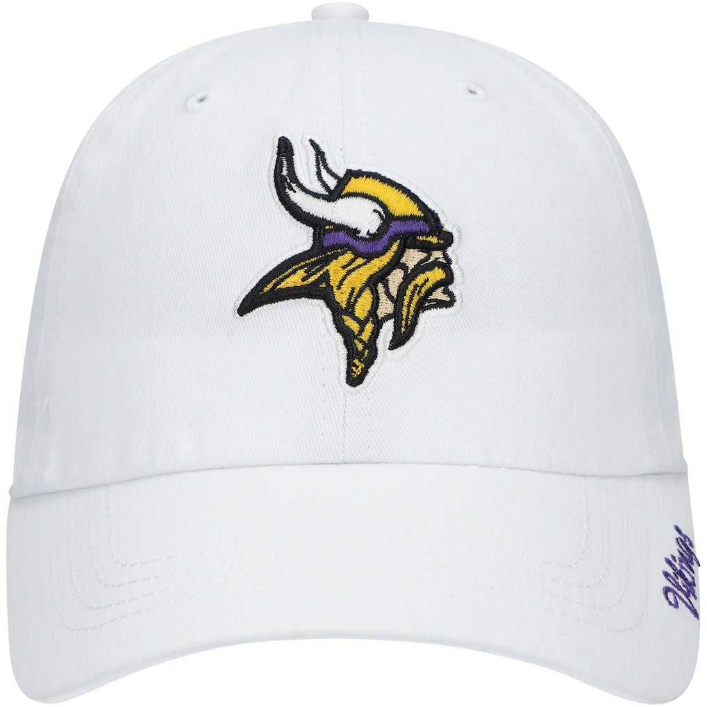 47 brand Minnesota Vikings '47 Women's Miata Clean Up Logo Adjustable Hat White