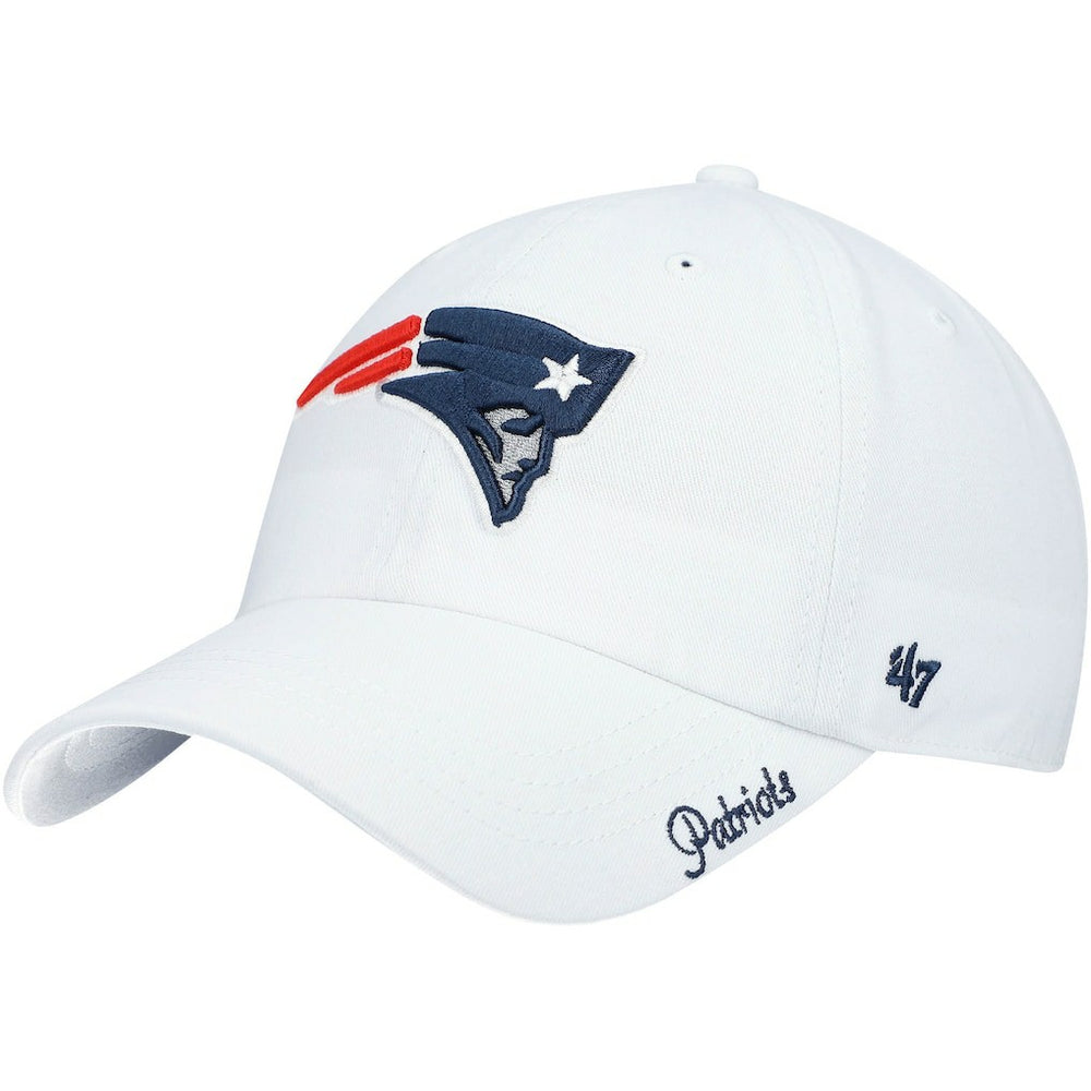 47 brand New England Patriots '47 Women's Miata Clean Up Logo Adjustable Hat White