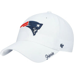 47 brand New England Patriots '47 Women's Miata Clean Up Logo Adjustable Hat White