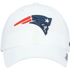 47 brand New England Patriots '47 Women's Miata Clean Up Logo Adjustable Hat White